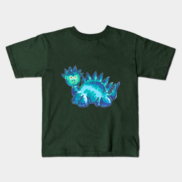 Dino Kids T-Shirt by littlebigbit